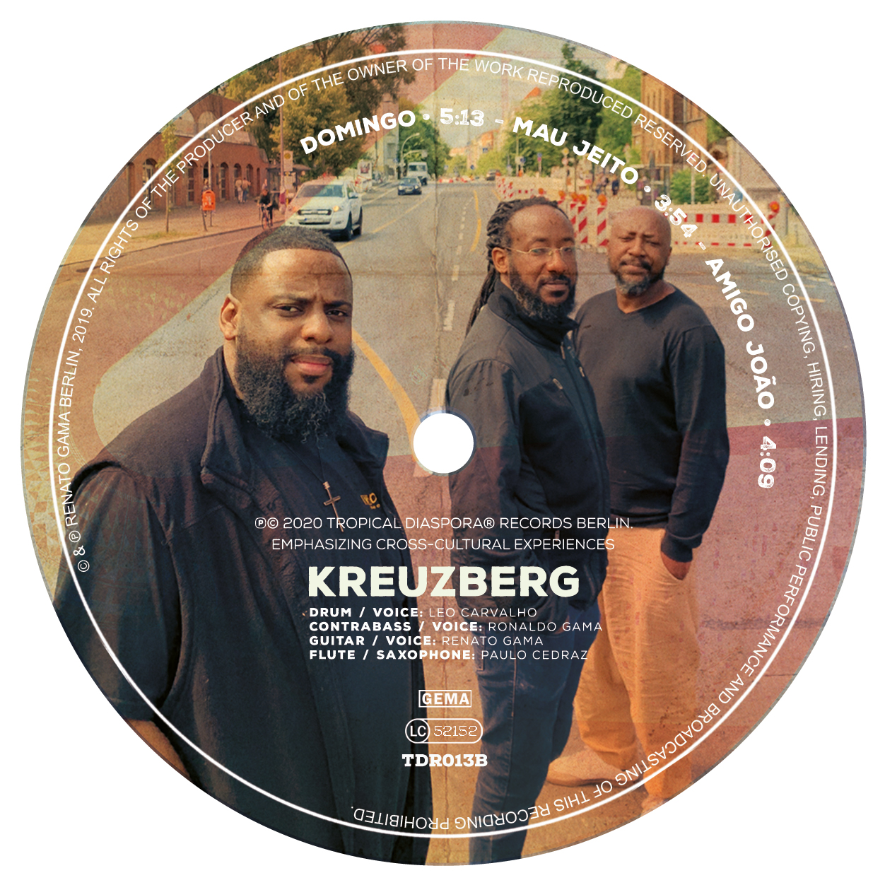 Label TDR013 12inch 106mm Lado B KREUZBERG v1 Label TDR013 12inch 106mm Lado B KREUZBERG v1